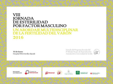 Cartel VIII Jornada de Esterilidad por Factor Masculino