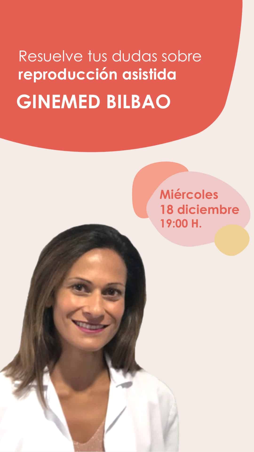 Instagram Live sobre fertilidad desde Ginemed Bilbao